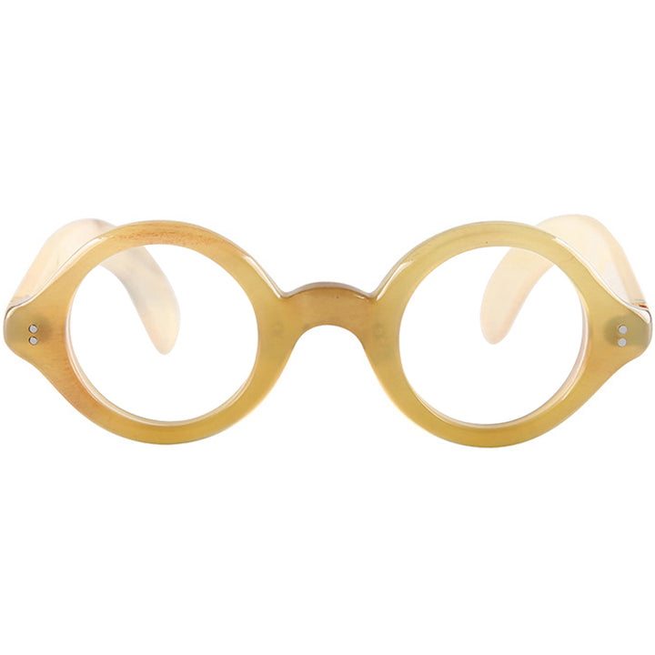 Buffalo Horn Round Glasses NJ1072