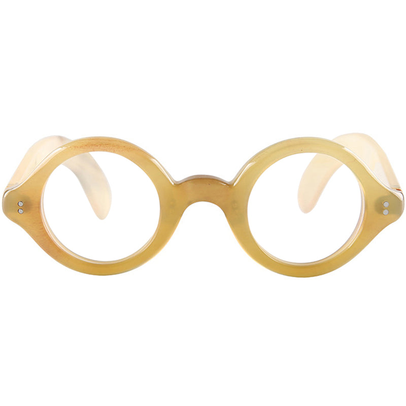 Buffalo Horn Round Glasses NJ1072