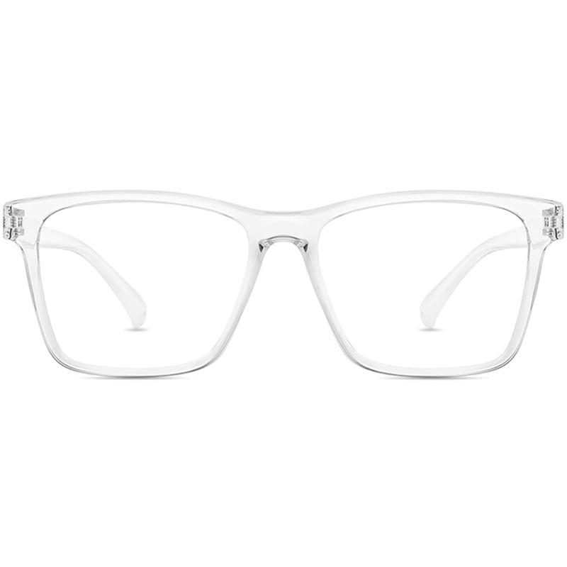 Square Glasses EF1077 - Wide Frames For Men With Larger Heads