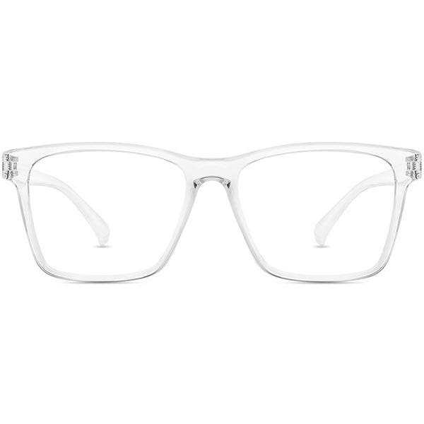 Square Glasses EF1077 - Wide Frames For Men With Larger Heads