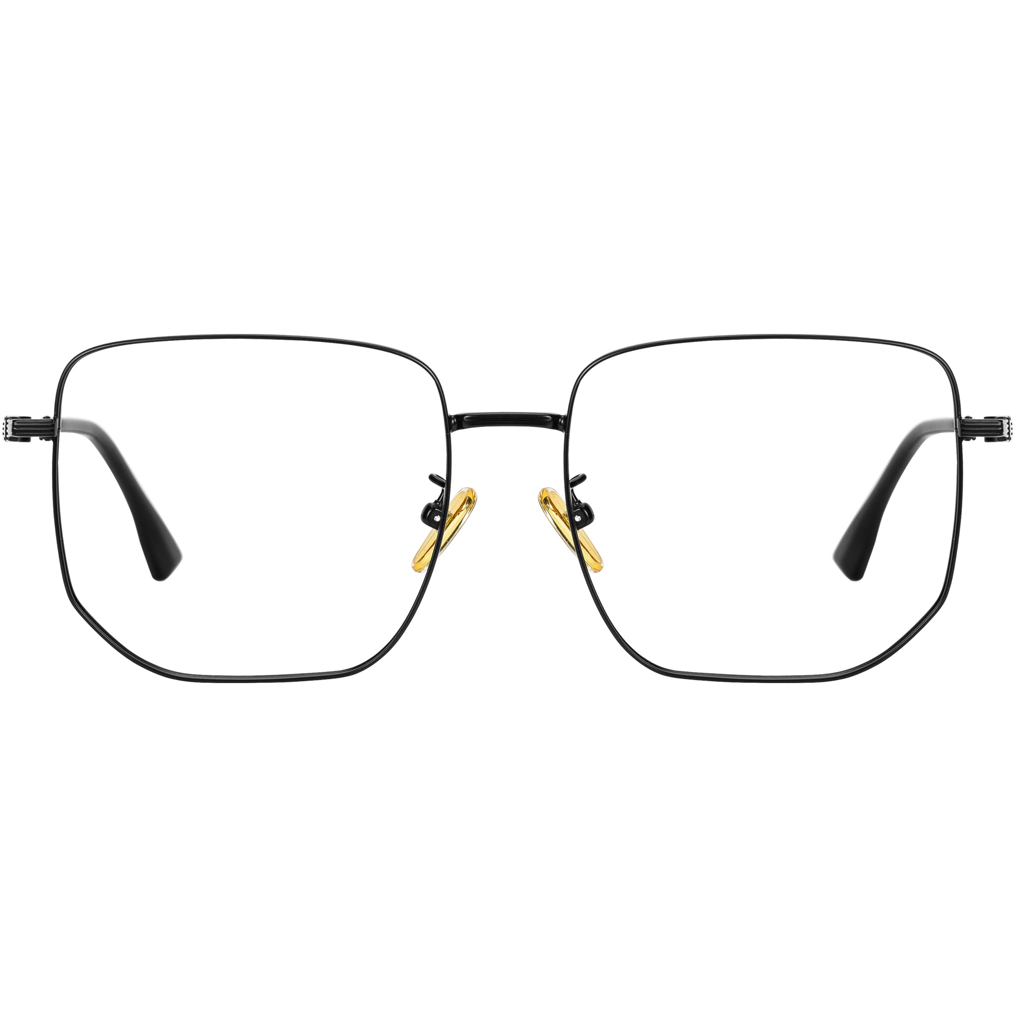 Square Glasses A2610 - Wide Frames for Men with Larger Heads