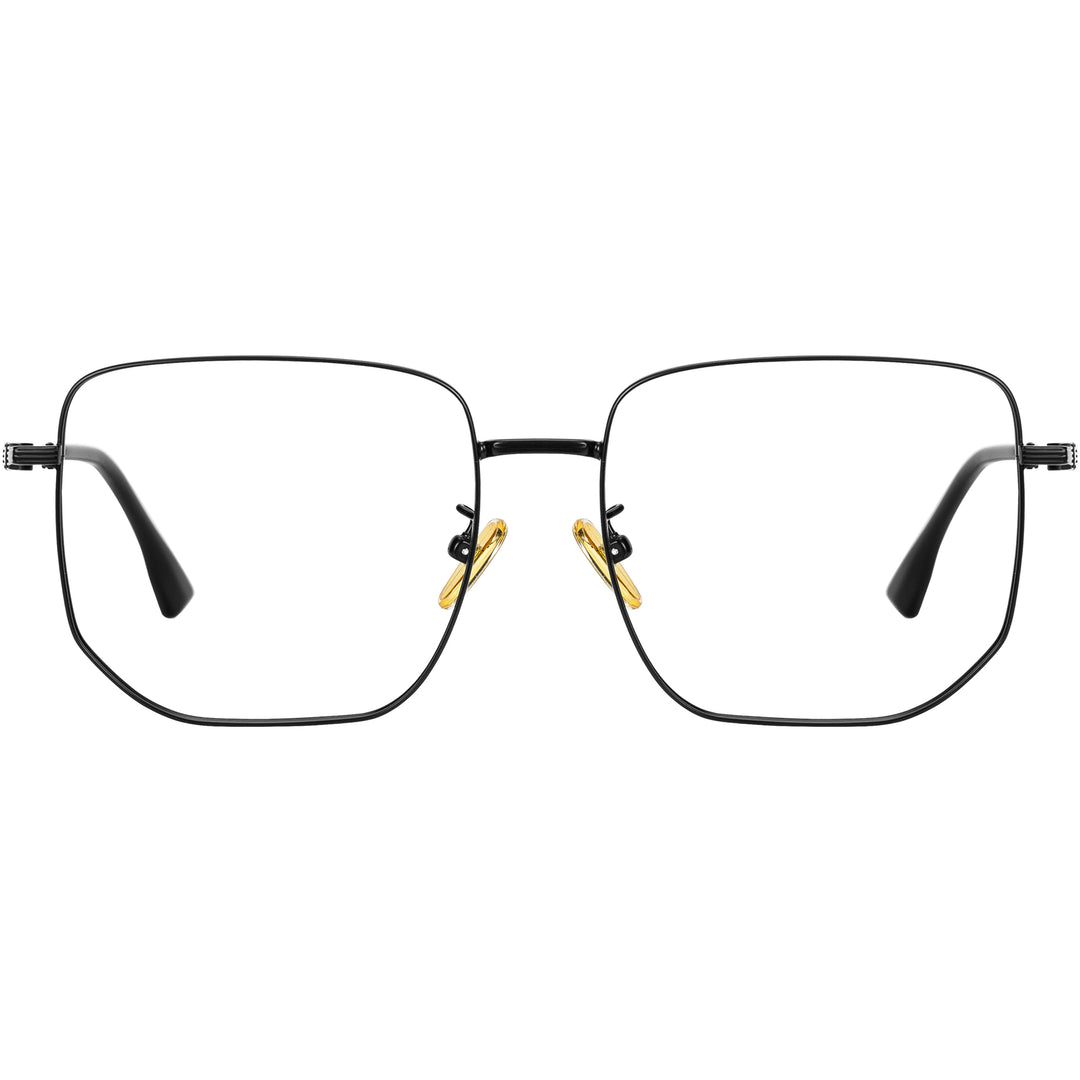 Square Glasses A2610 - Wide Frames for Men with Larger Heads