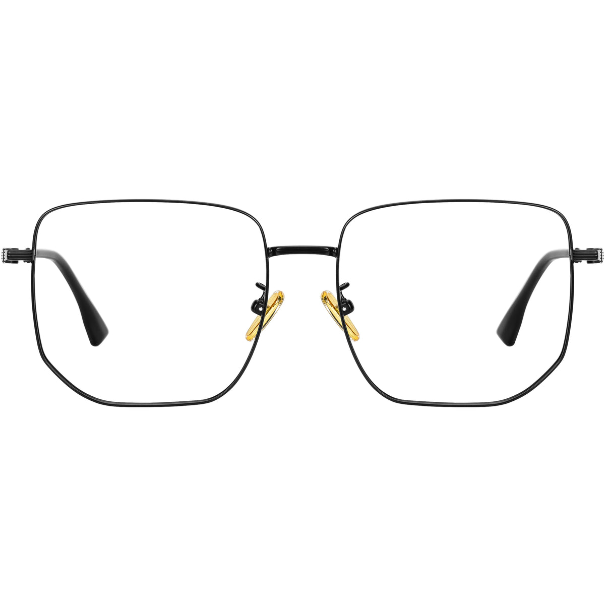 Square Glasses A2610 - Wide Frames for Men with Larger Heads