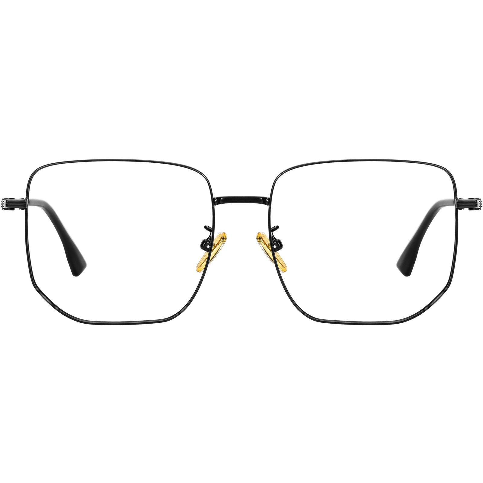 Square Glasses A2610 - Wide Frames for Men with Larger Heads