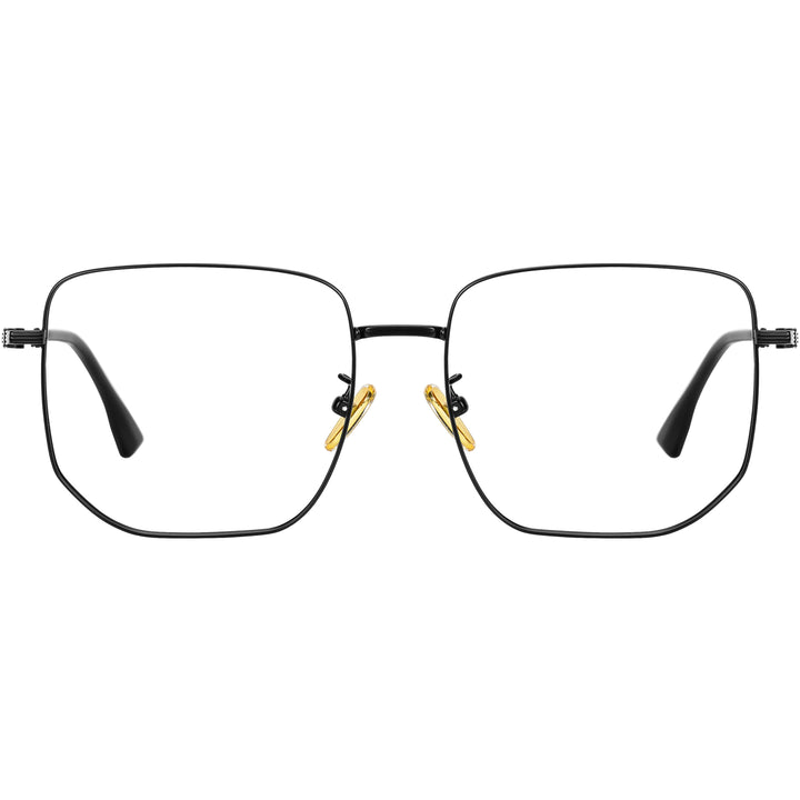 Square Glasses A2610 - Wide Frames for Men with Larger Heads