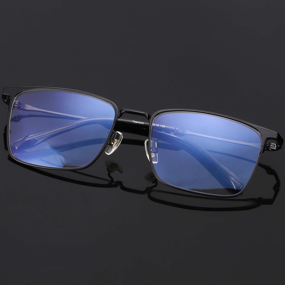 Rectangle Glasses EF1059 - Wide Frames For Men With Larger Heads