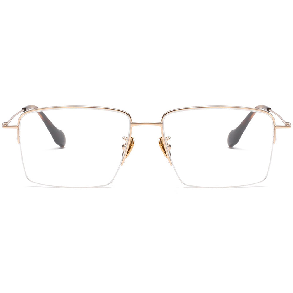 Square Glasses EF1137 - Wide Frames for Men with Larger Heads