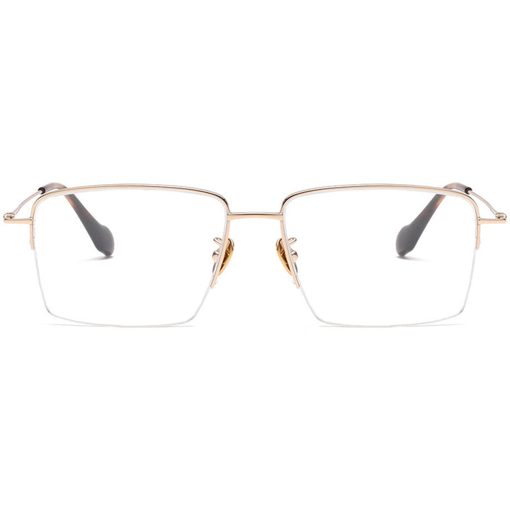 Square Glasses EF1137 - Wide Frames for Men with Larger Heads