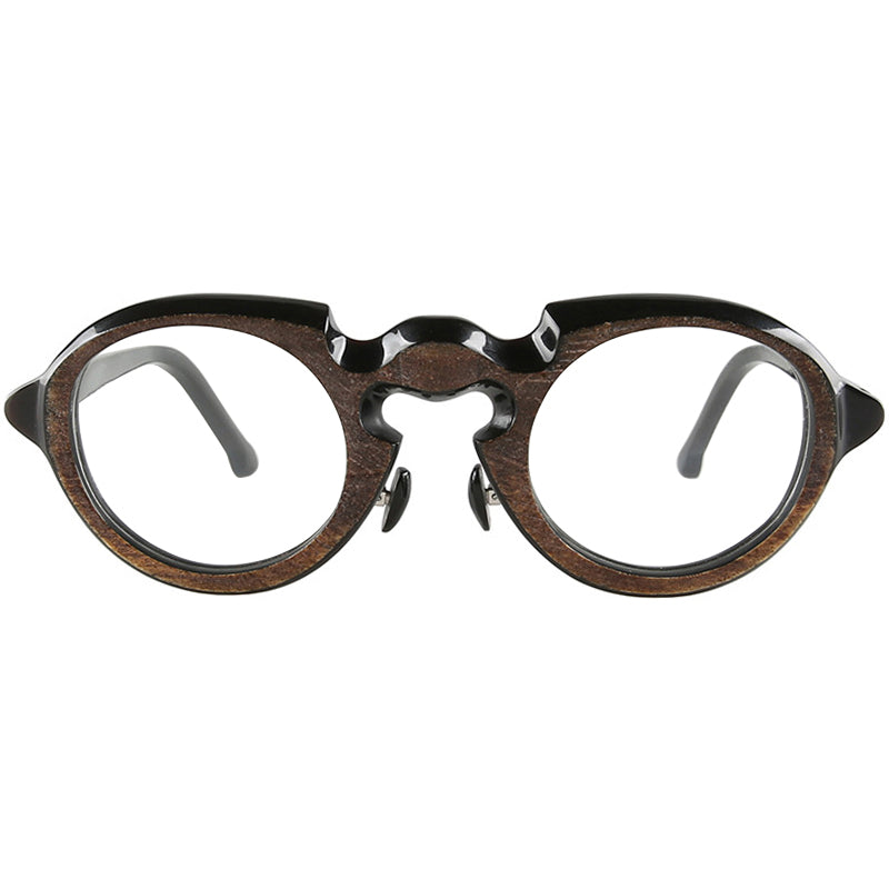 Buffalo Horn Round Glasses NJ1068