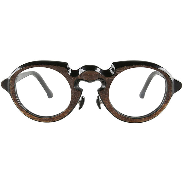 Buffalo Horn Round Glasses NJ1068