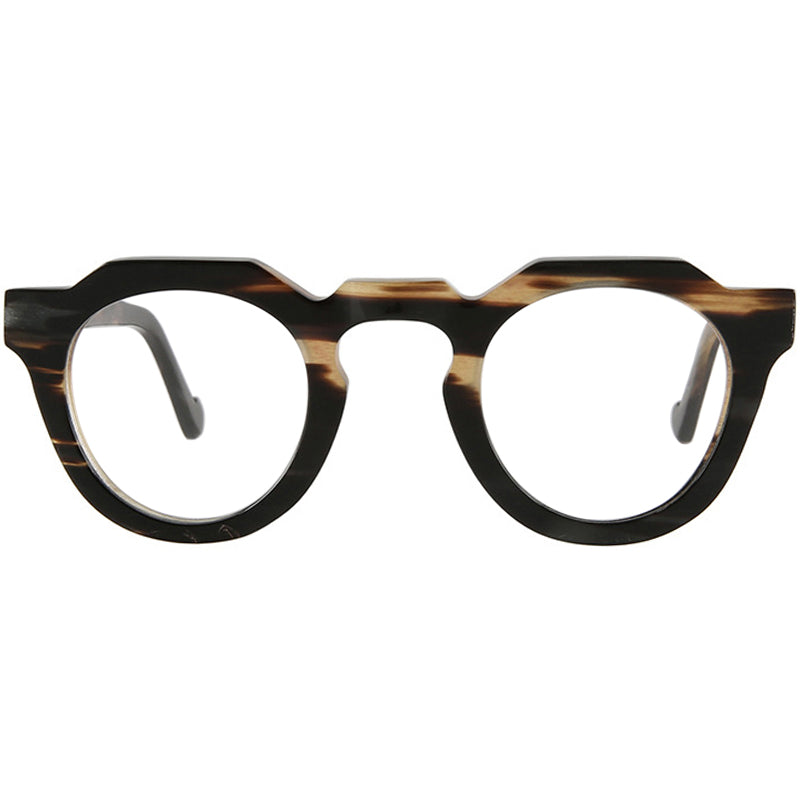 Buffalo Horn Round Glasses NJ1208