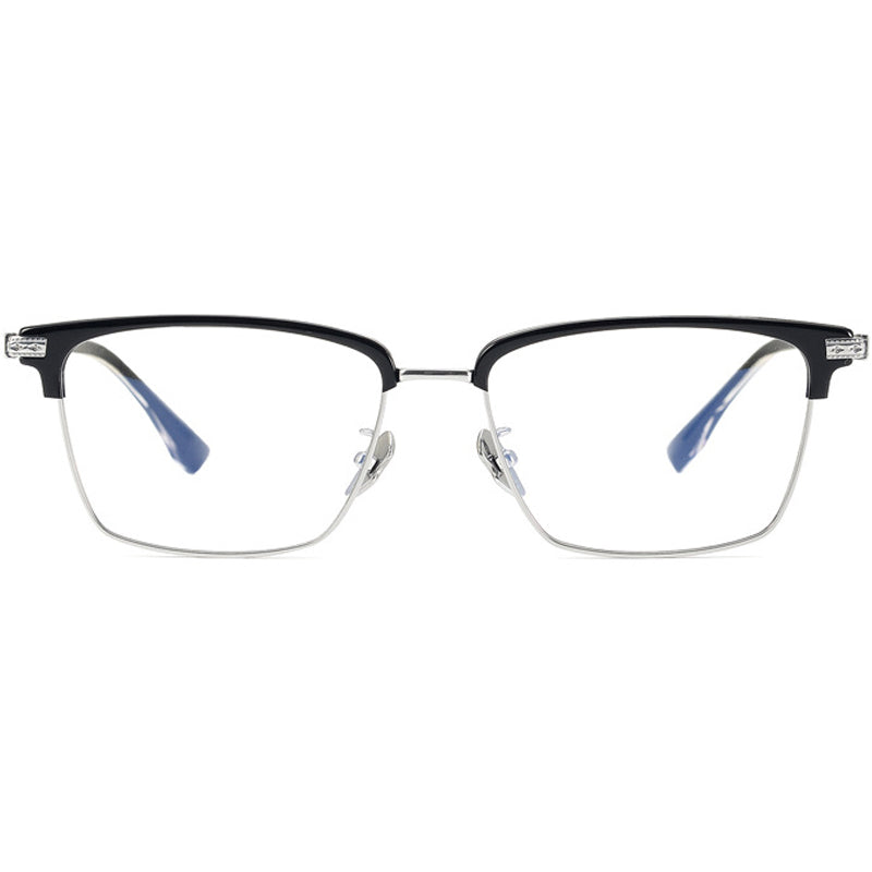 Browline Glasses EF1031 - Wide Frames for Men with Larger Heads