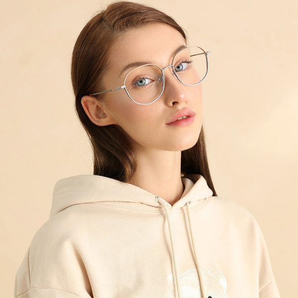 Geometric Glasses MW1262 - Wide Frames for Men with Larger Heads