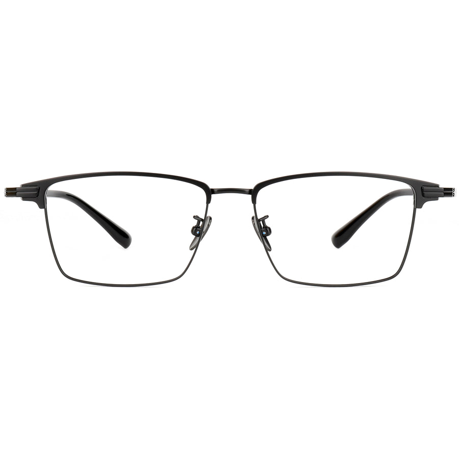 Rectangle Glasses EF1112 - Wide Frames for Men with Larger Heads