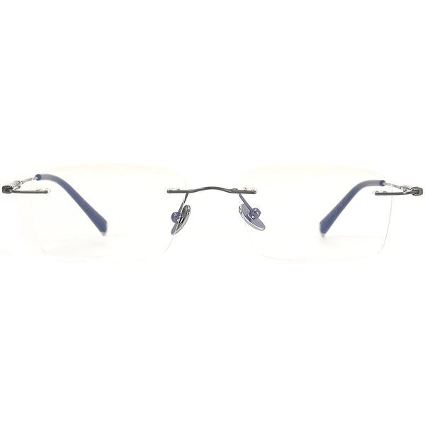 Rectangle Glasses EF1129 - Wide Frames for Men with Larger Heads