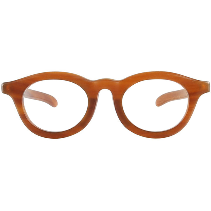 Buffalo Horn Round Glasses NJ1224