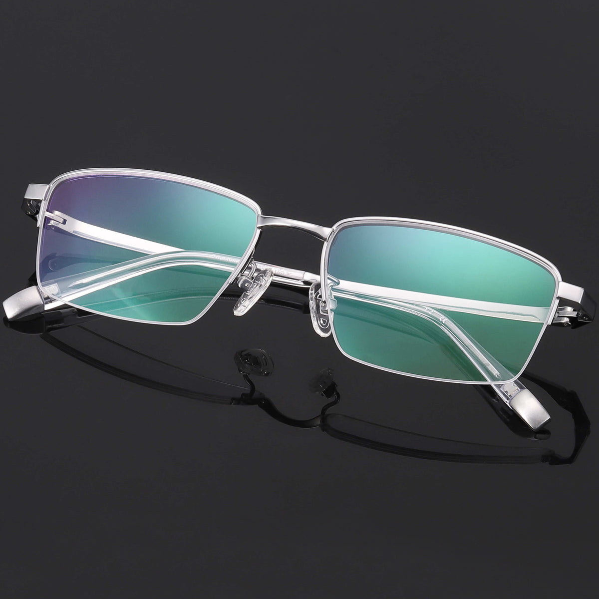 Rectangle Glasses EF1063 - Wide Frames For Men With Larger Heads