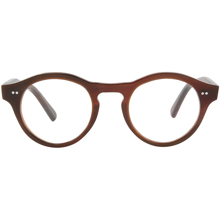Buffalo Horn Round Glasses NJ1213