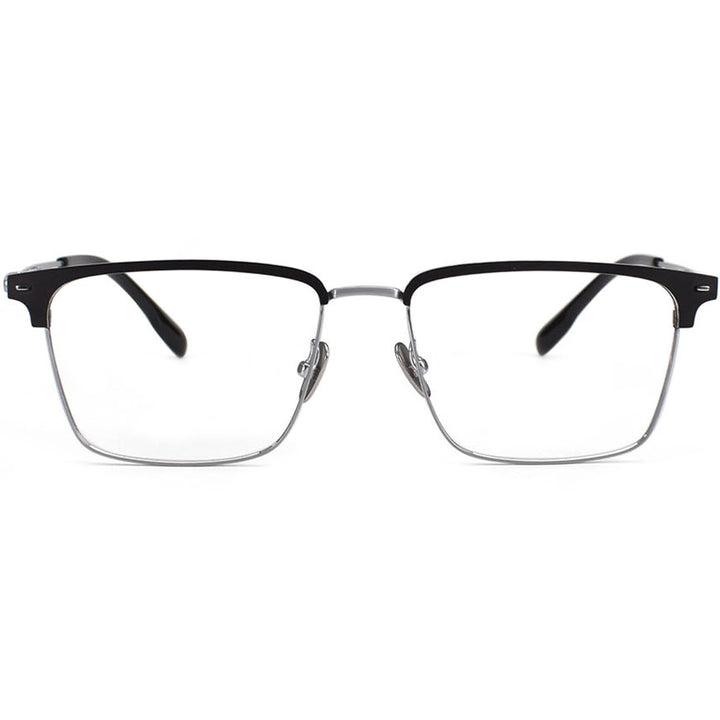 Browline Glasses EF1123 - Wide Frames for Men with Larger Heads