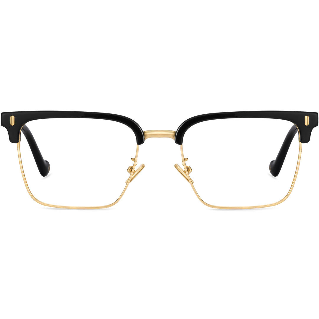 Browline Glasses A3914 - Wide Frames for Men with Larger Heads