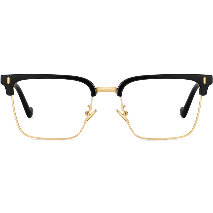 Browline Glasses A3914 - Wide Frames for Men with Larger Heads