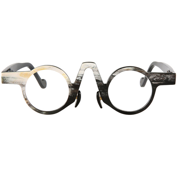 Buffalo Horn Round Glasses NJ1156