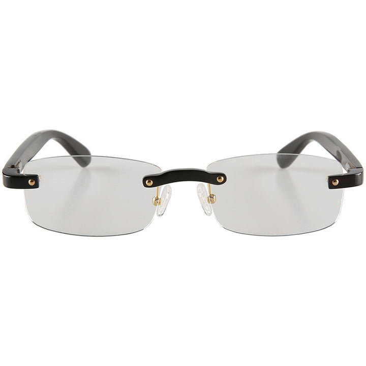 Buffalo Horn Rectangle Glasses NJ1064