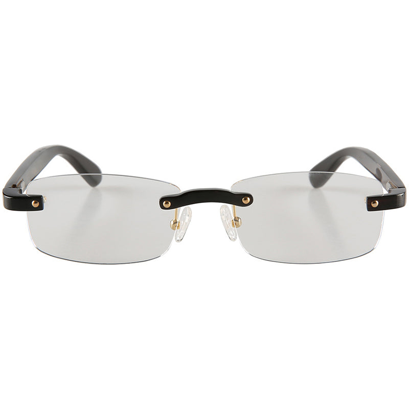 Buffalo Horn Rectangle Glasses NJ1064