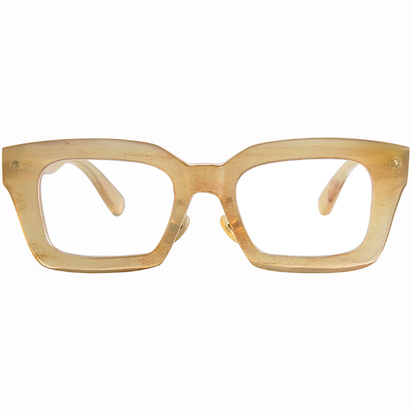 Buffalo Horn Square Glasses NJ1177