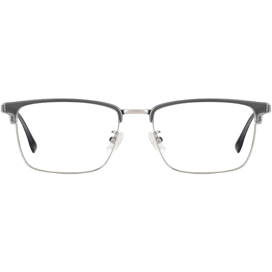 Browline Glasses EF1010 - Wide Frames for Men with Larger Heads