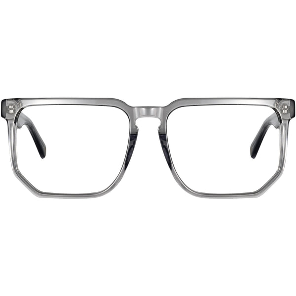 Square Glasses A1046 - Wide Frames for Men with Larger Heads
