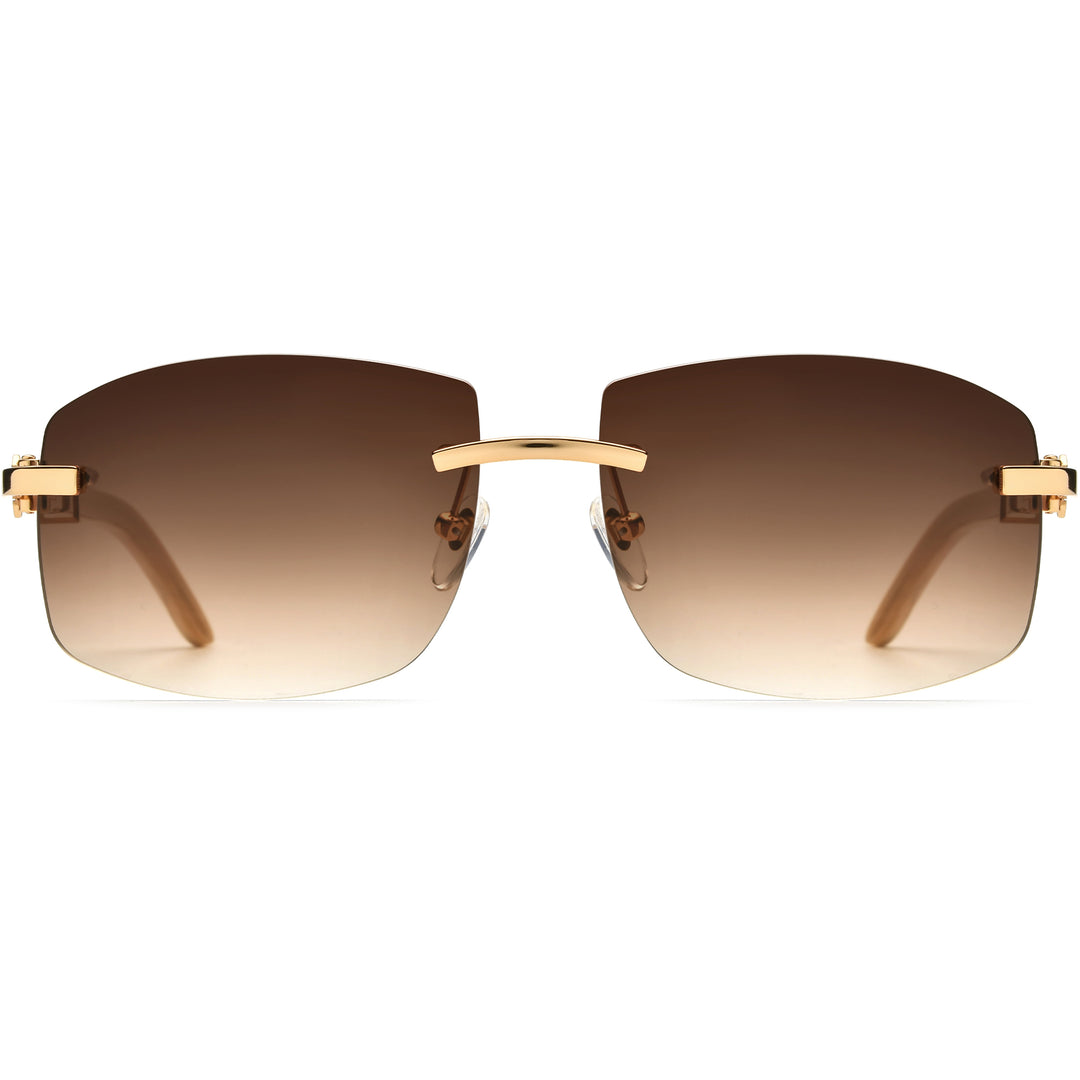 Buffalo Horn Square Sunglasses BRS1007