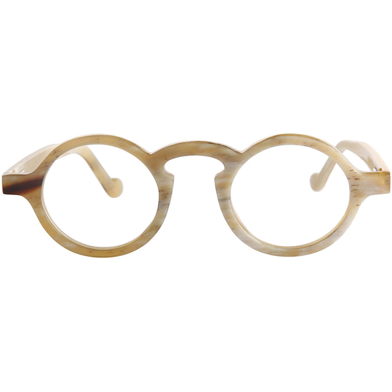 Buffalo Horn Round Glasses NJ1021