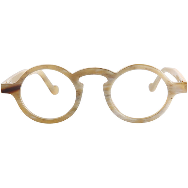 Buffalo Horn Round Glasses NJ1021