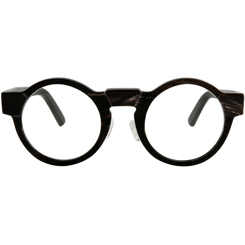 Buffalo Horn Round Glasses NJ1172
