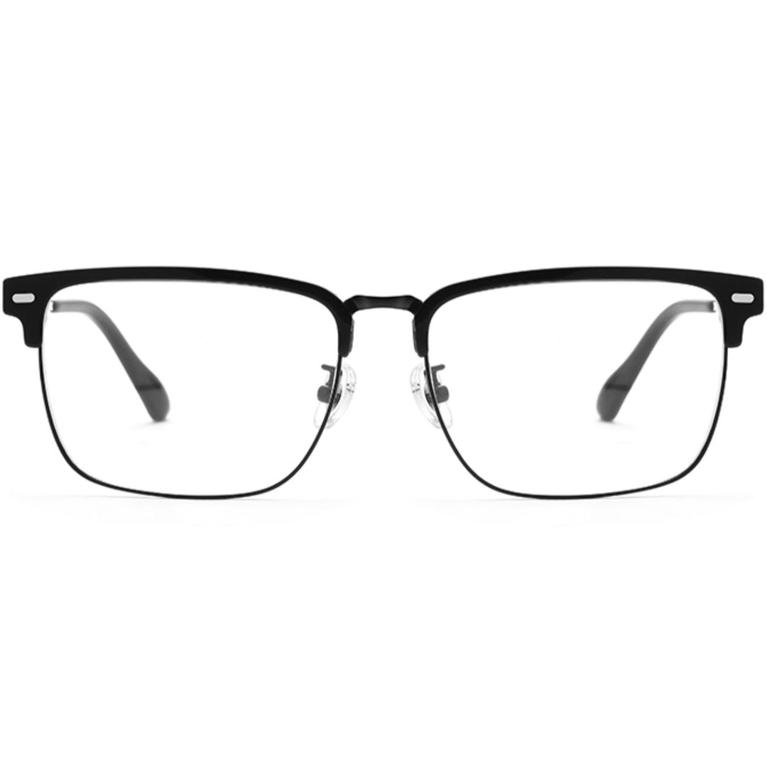 Browline Glasses EF1084 - Wide Frames For Men With Larger Heads