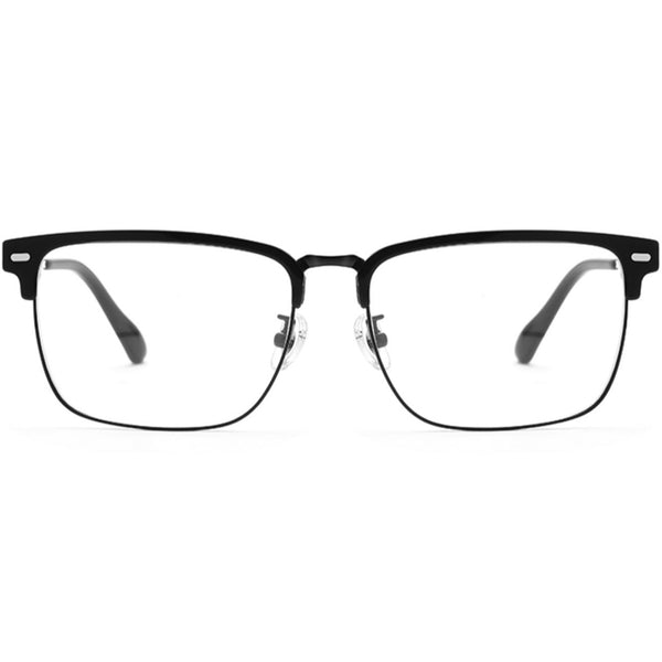 Browline Glasses EF1084 - Wide Frames For Men With Larger Heads