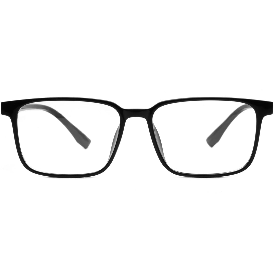 Rectangle Glasses EF1071 - Wide Frames For Men With Larger Heads