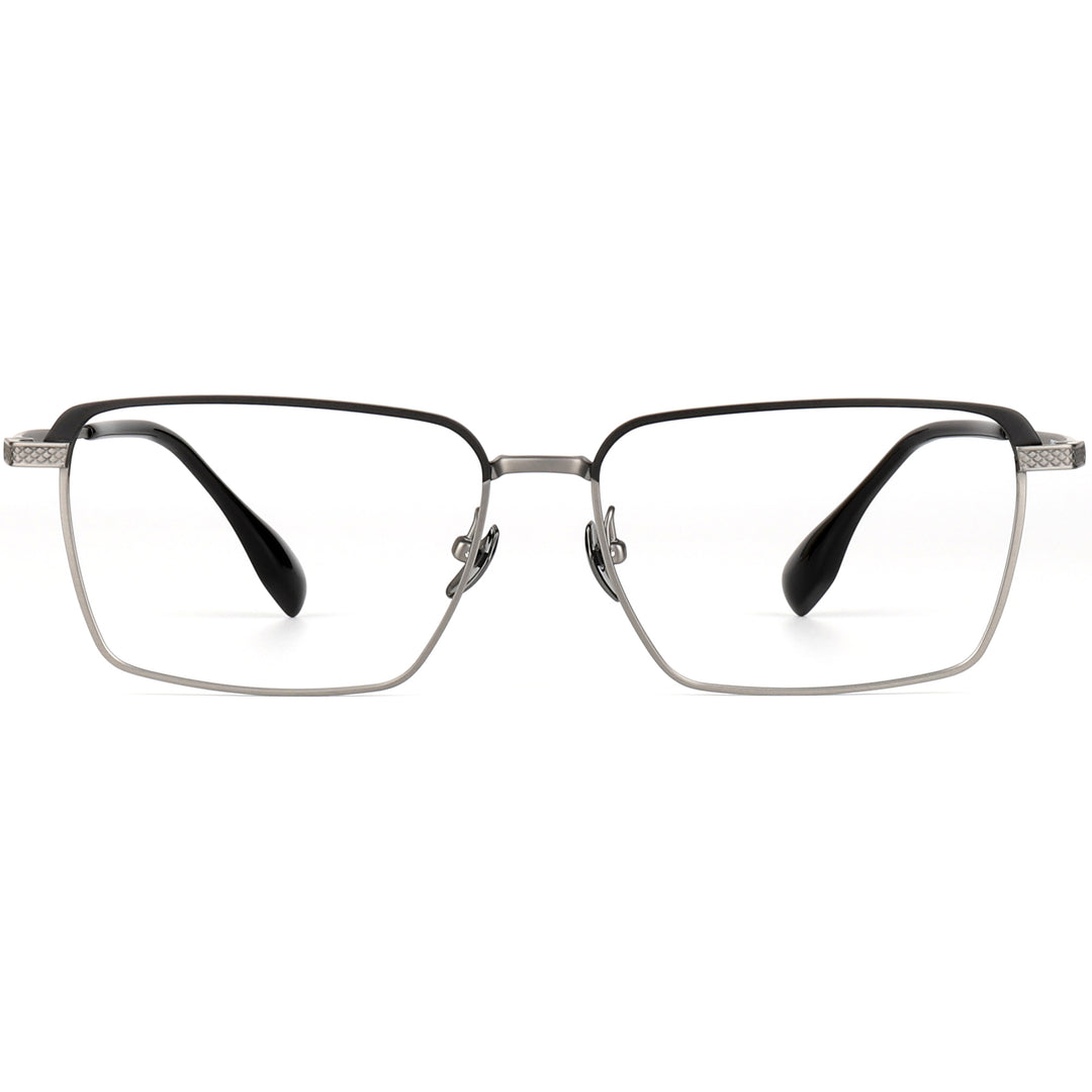 Rectangle Glasses EF1178 - Wide Frames For Men With Larger Heads