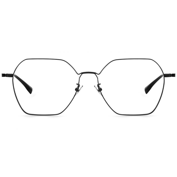Geometric Glasses A2494 - Wide Frames for Men with Larger Heads
