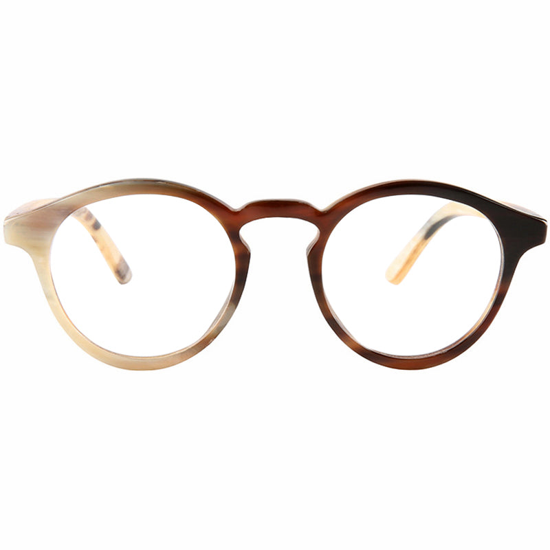 Buffalo Horn Round Glasses NJ1164