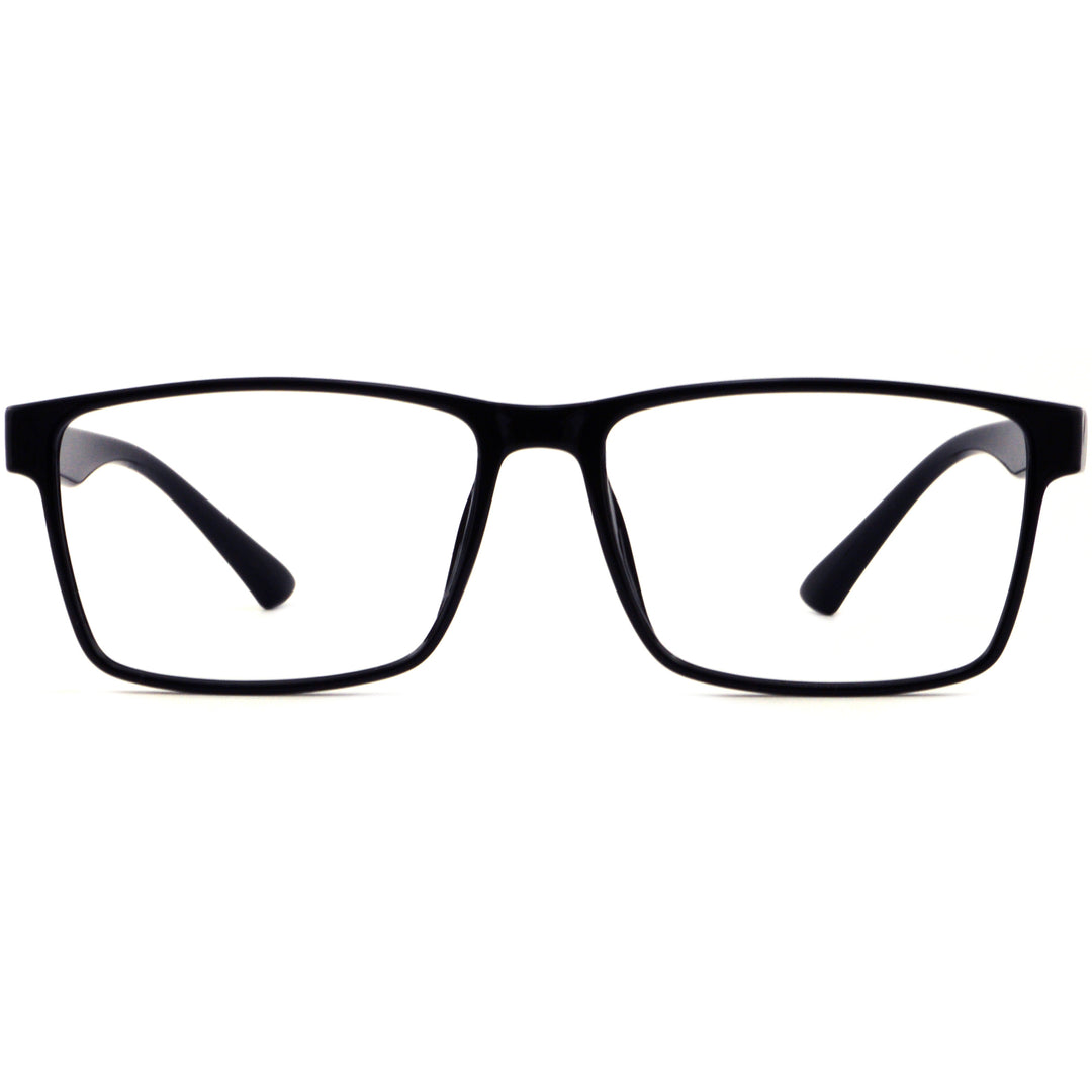 Rectangle Glasses A3918 - Wide Frames for Men with Larger Heads