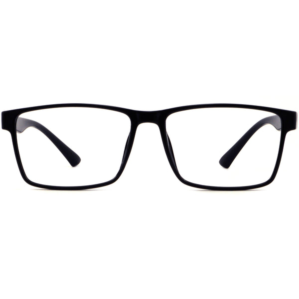 Rectangle Glasses A3918 - Wide Frames for Men with Larger Heads