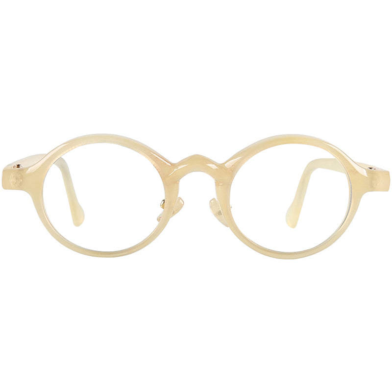 Buffalo Horn Round Glasses NJ1049