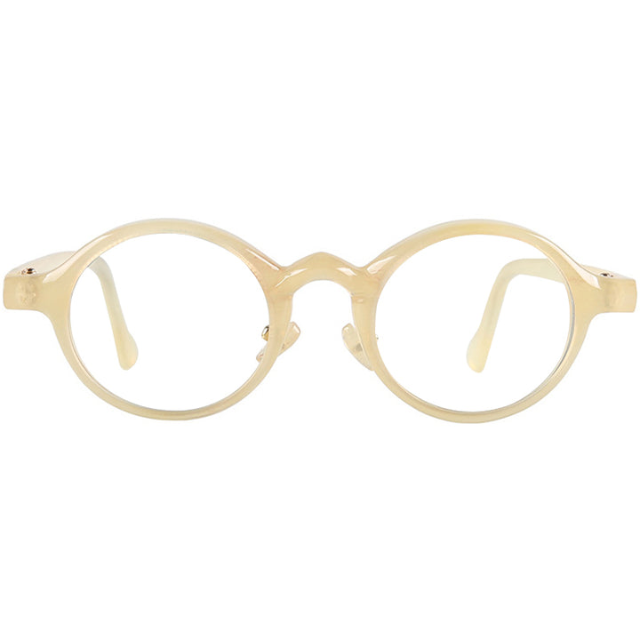 Buffalo Horn Round Glasses NJ1049