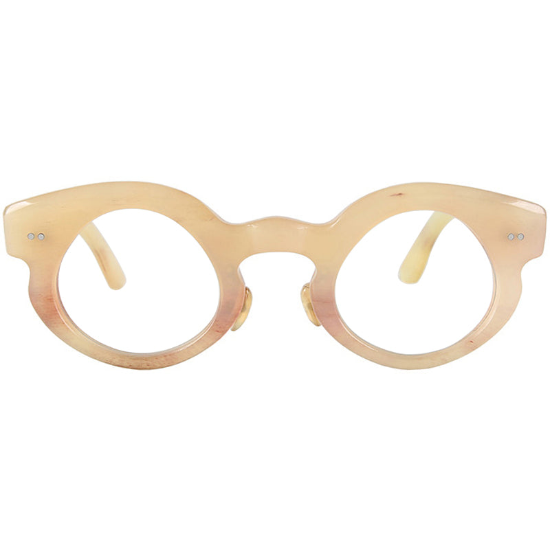 Buffalo Horn Round Glasses NJ1074