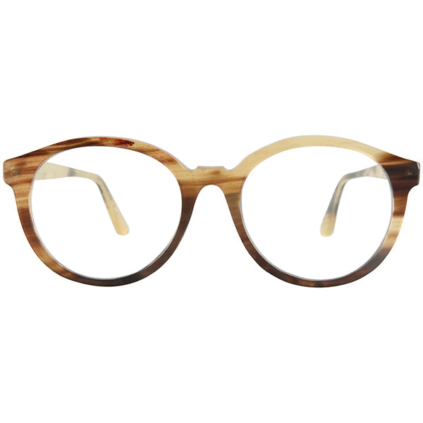 Buffalo Horn Round Glasses NJ1059