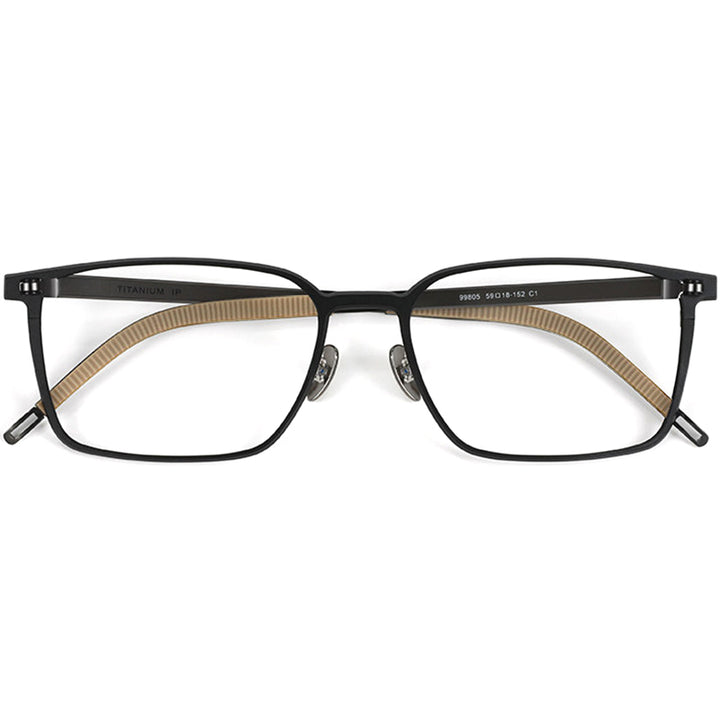 Rectangle Glasses EF1160 - Wide Frames For Men With Larger Heads