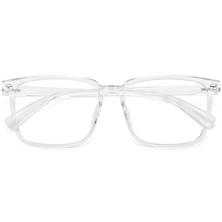 Square Glasses EF1037 - Wide Frames for Men with Larger Heads