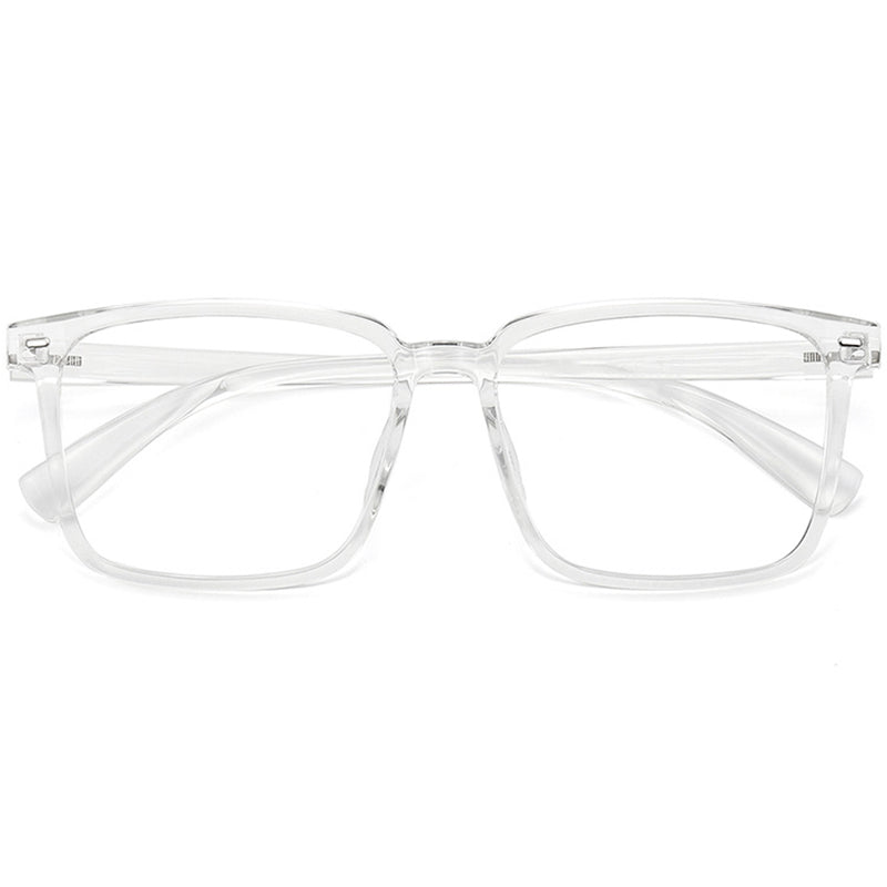 Square Glasses EF1037 - Wide Frames for Men with Larger Heads